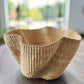 Handwoven Wave Basket - Natural