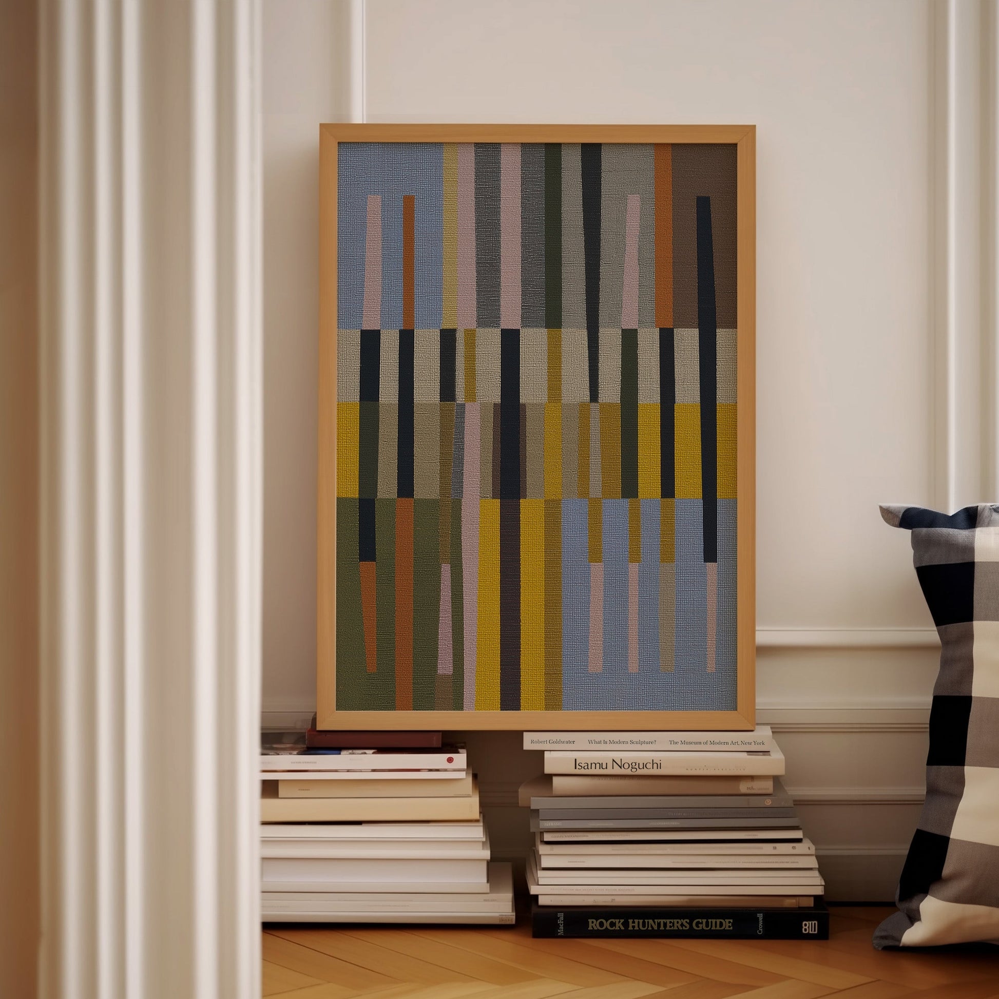 Woven Perspectives No. 09 — Geometric Abstract Art Print