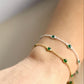 May Birthstone Bracelet — Emerald