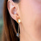 Labradorite Bar Earrings