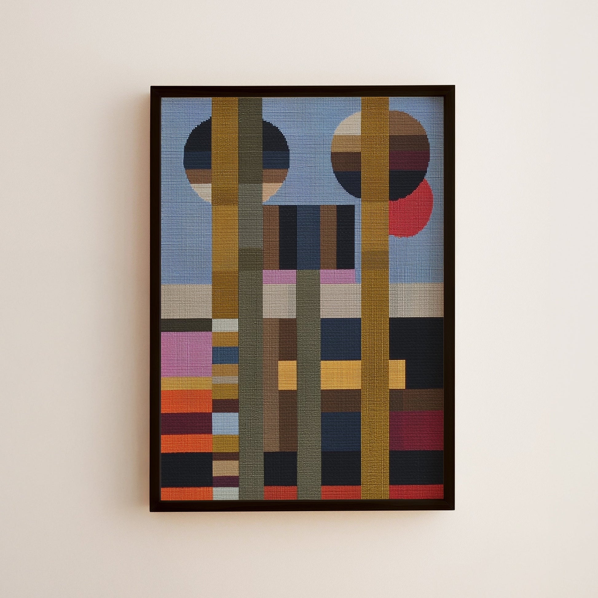 Woven Perspectives No. 13 — Geometric Abstract Art Print