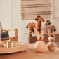 Palloa Solid Brass Candleholder - High - Brushed Brass