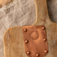 Vintage Inspired Wooden Charcuterie Board with Handmade Copper Details