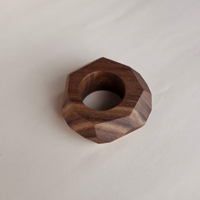 Dor+Kie Kiaat Wood Napkin Ring