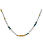 Biwa Pearl and Kyanite Necklace