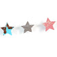 Stars Recycled Paper Garland - Eco Friendly Tree Free Decor