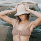 Summer Bucket Hat - Crocheted Natural