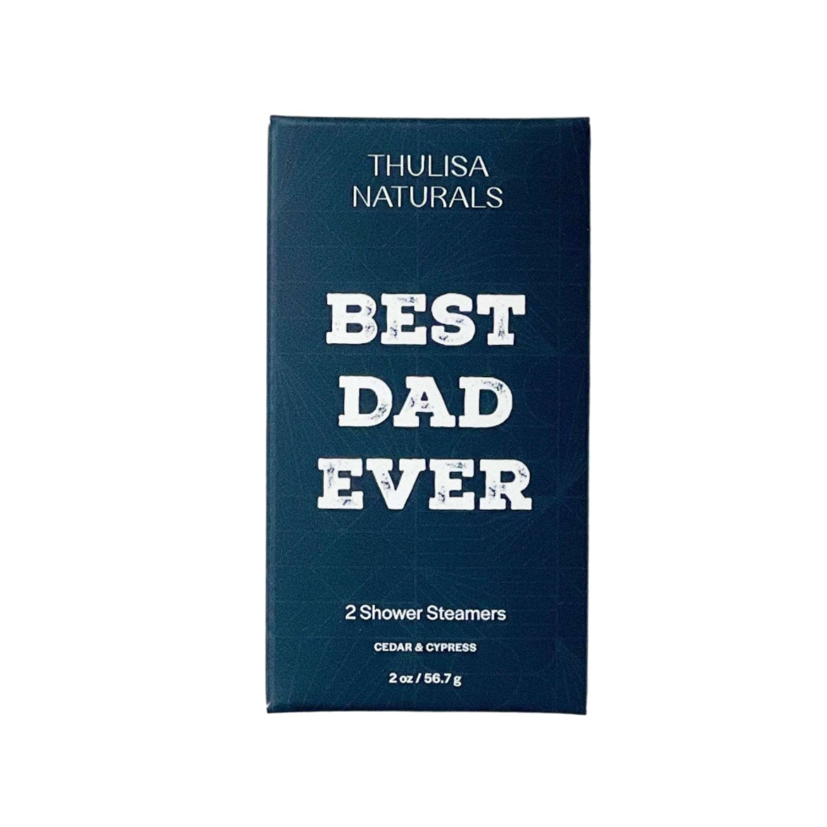 Best Dad Ever Cedar + Cypress Shower Steamers