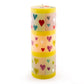 Pastel Hearts Painted Candles