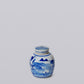 Blue and White Porcelain Mini Landscape Round Storage Jar