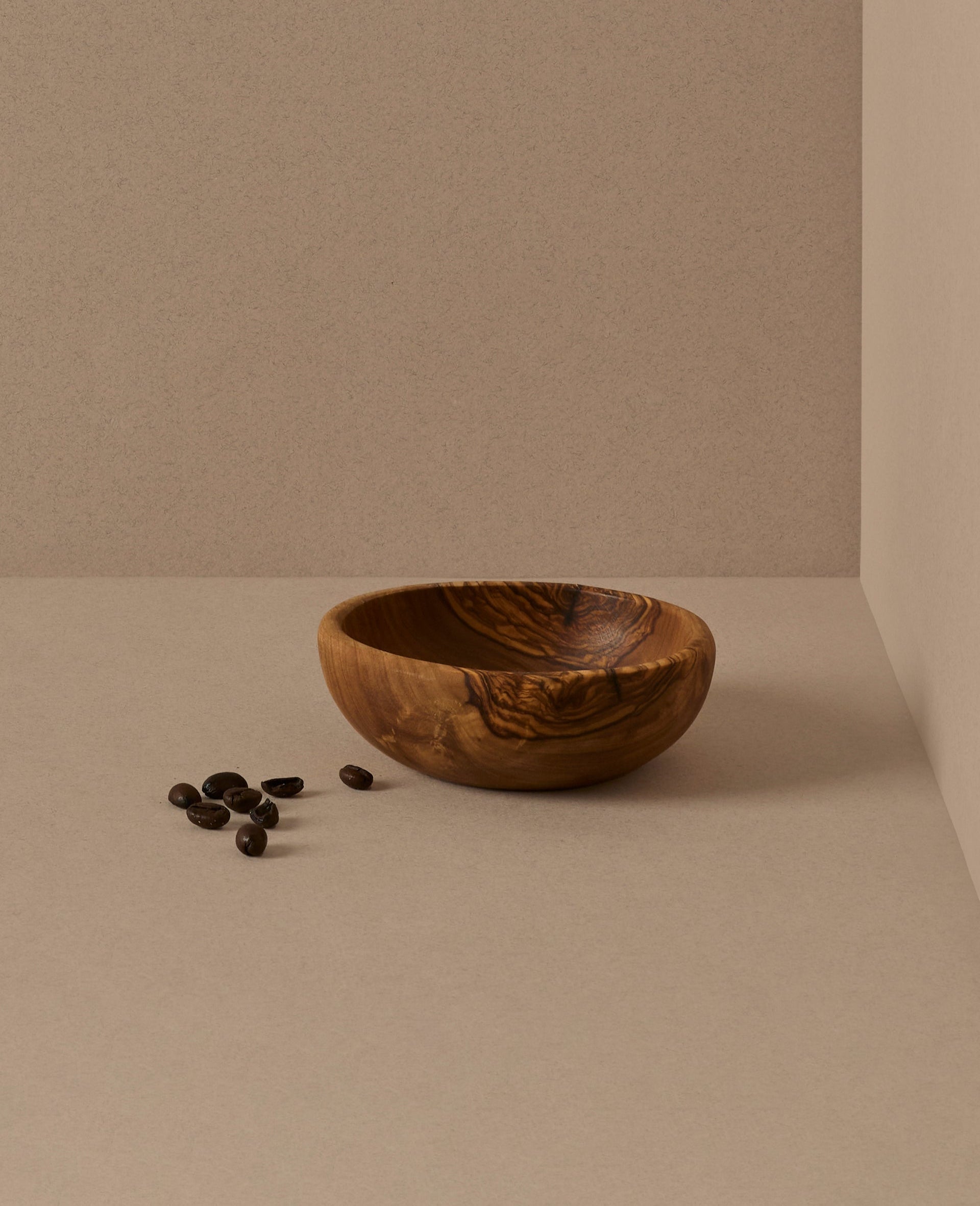 Natural Olive Wood Snack Bowls