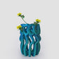 Frosting Vase Blue