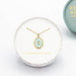 Shine Bright Cross Pendant in Mint