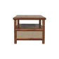 Solid Wood Solara Rattan Coffee Table