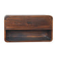 Solid Wood Large Curve Floating Bedside Table