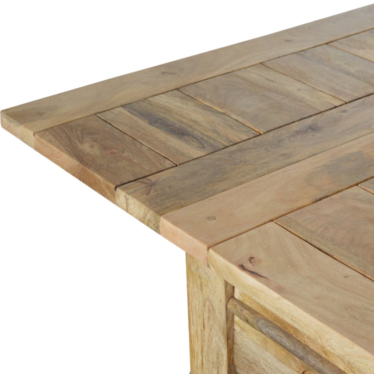 Solid Wood Granary Extension Dining Table