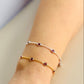 January Birthstone Bracelet — Garnet