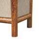 Solid Wood Solara Rattan Bedside Table