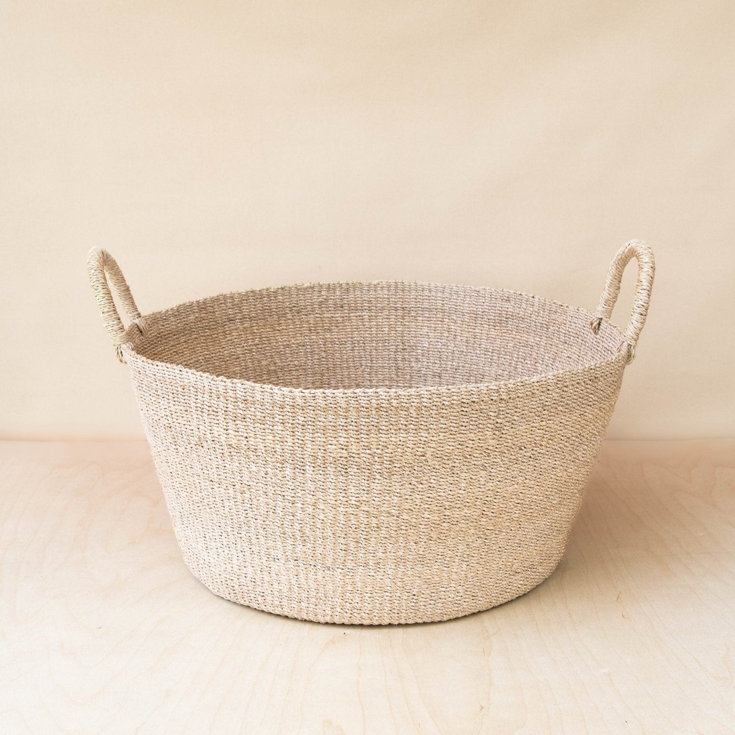 Large Round Woven Basket - Modern Baskets | LIKHÂ