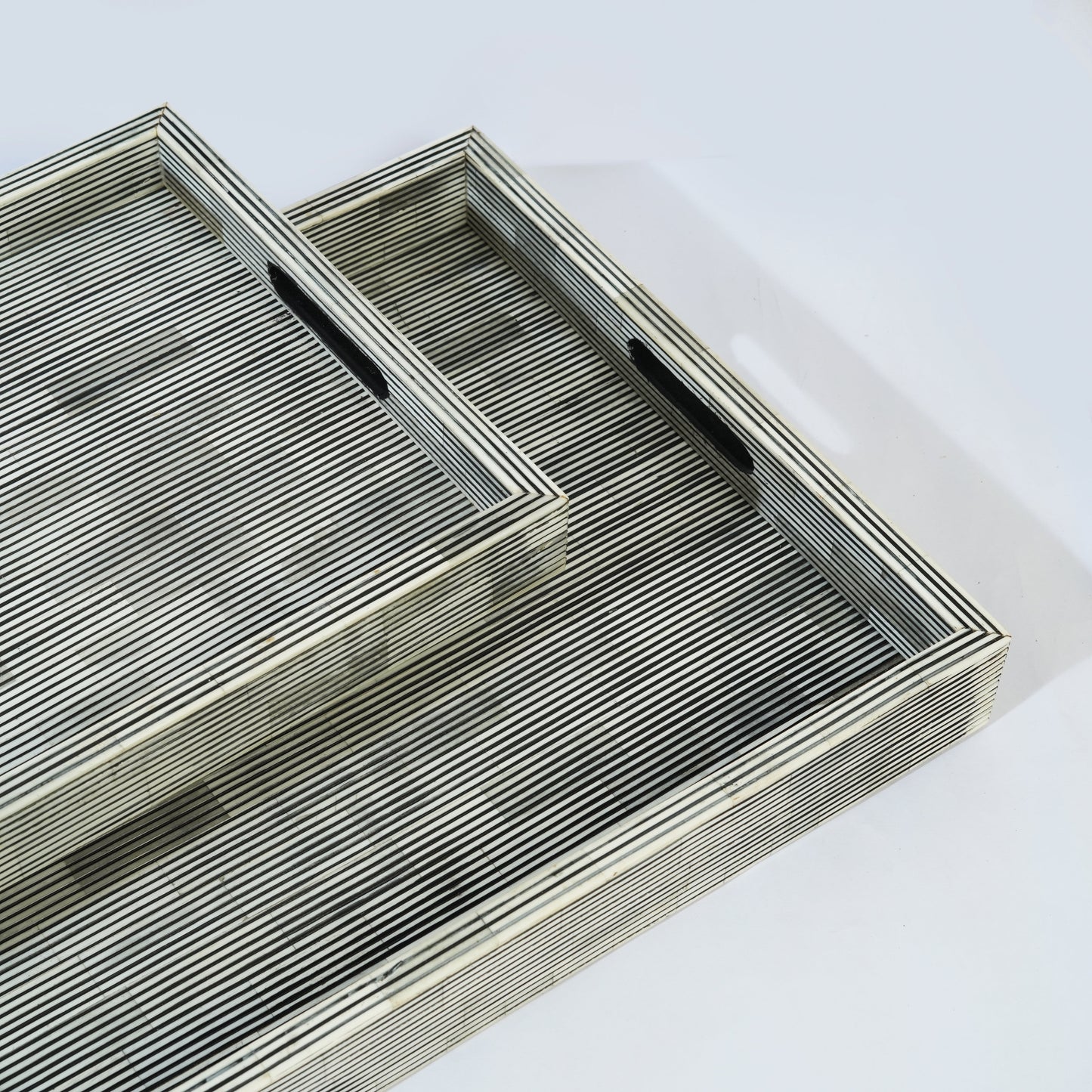 Pinstripe Inlay Large Tray
