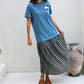 Sheep Embroidery Supima Cotton T-Shirt