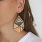 Peach Embera Earrings