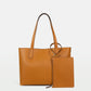 Elba medium size structured tote in vegetable-tanned leather