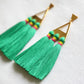 Trío Tassel Earring - Emerald