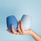 sky + kingfisher | fegg | silicone unbreakable glasses