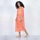 BINARY LEAFLET CAFTAN - CORAL
