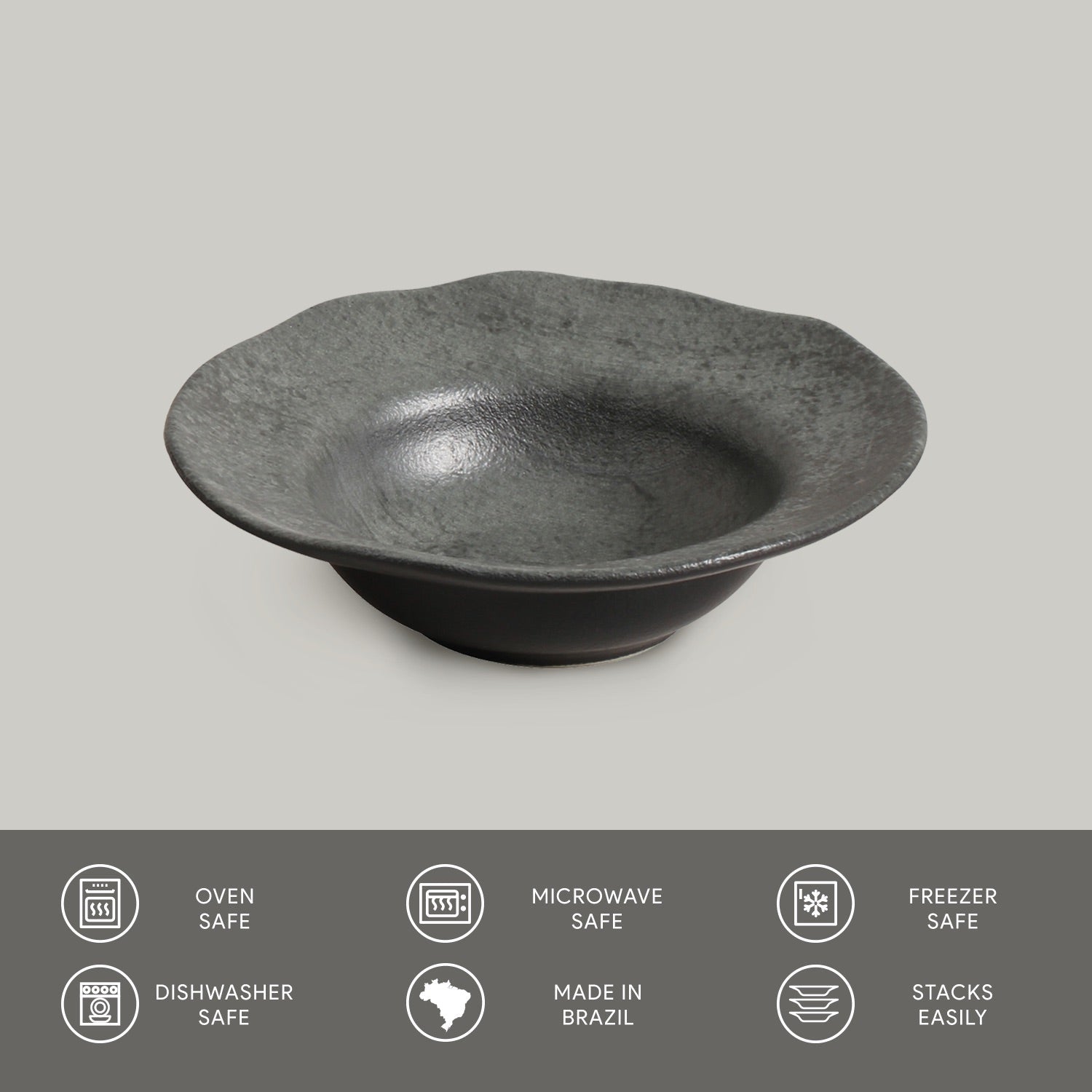 Dessert/Deep Rim Plate Set of 4