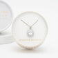 Infinite Glow Platinum Zircon Necklace