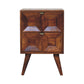 Solid Wood Quad Nightstand
