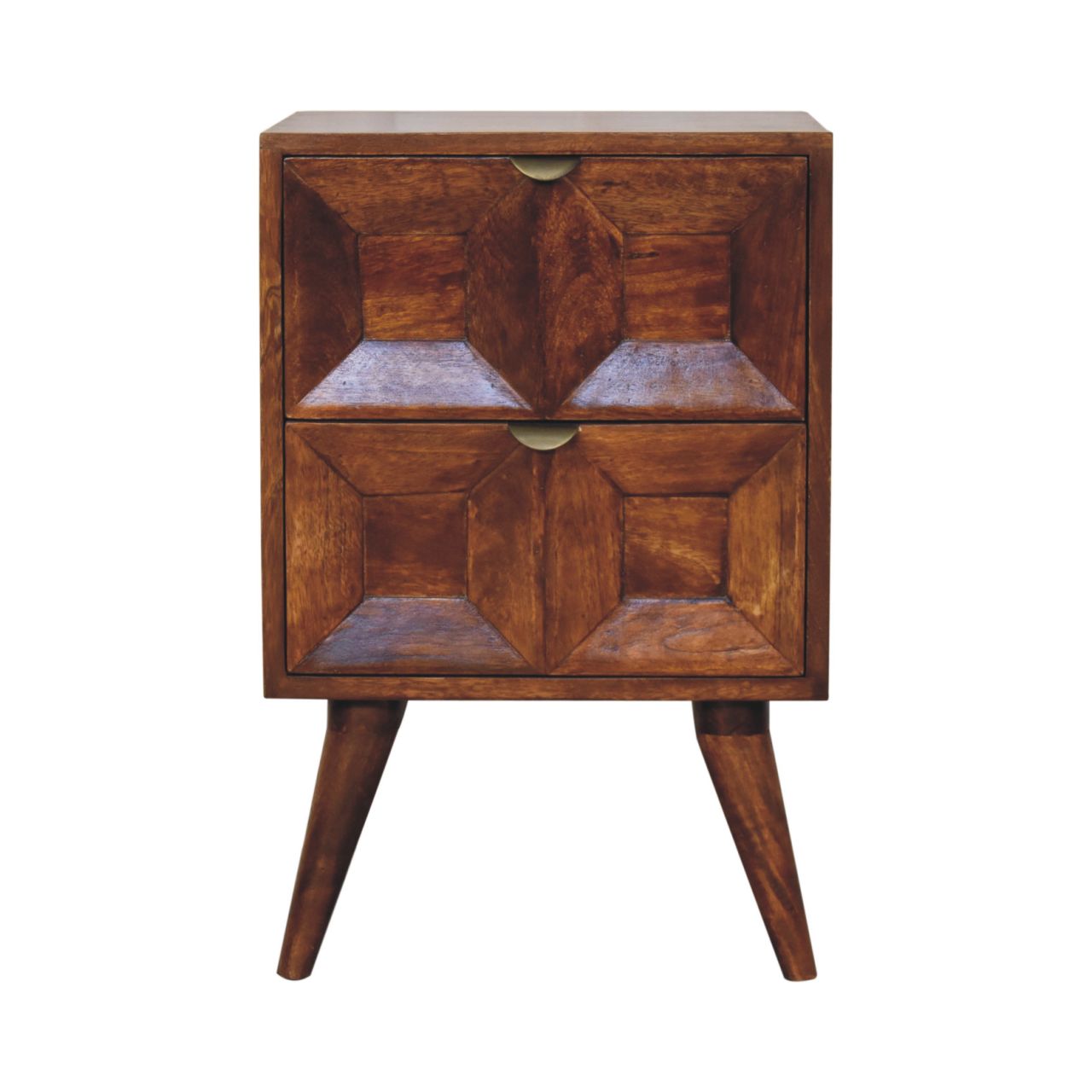 Solid Wood Quad Nightstand