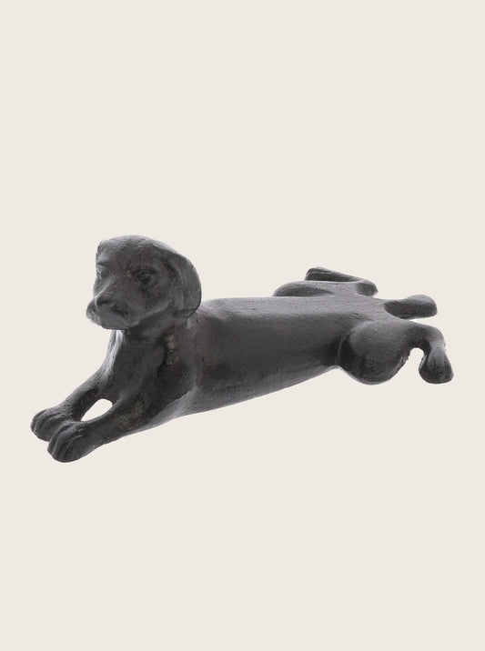 CAST IRON DOG DOOR STOP