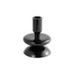 Black Aluminum Candle Holder for Home Décor, 5 Inch