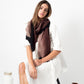 Iris Mink Cashmere Merino Handwoven Scarf