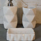 Sindri White Bathroom Set of 3