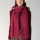 RIBBED BABY ALPACA FRINGE SCARF