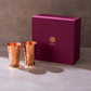 Copper Glass Set of 2 in a gift box