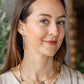 Labradorite Long Drop Earrings