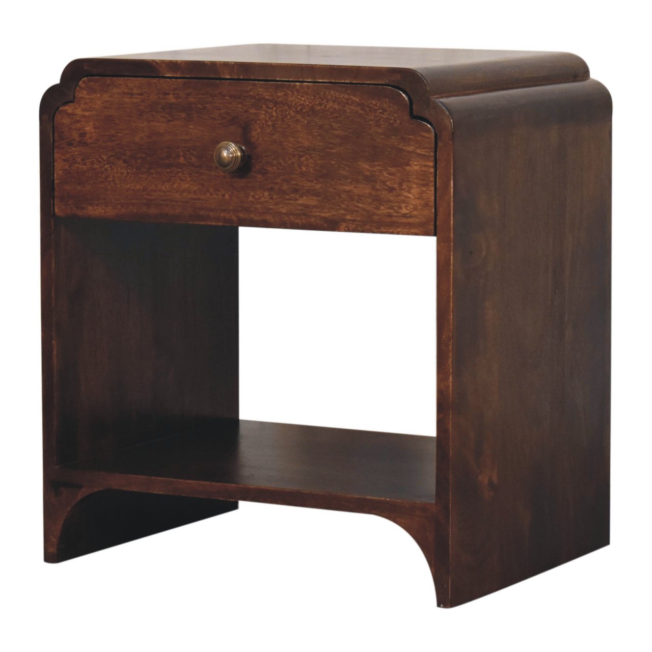 Solid Wood California Walnut Newton Bedside Table