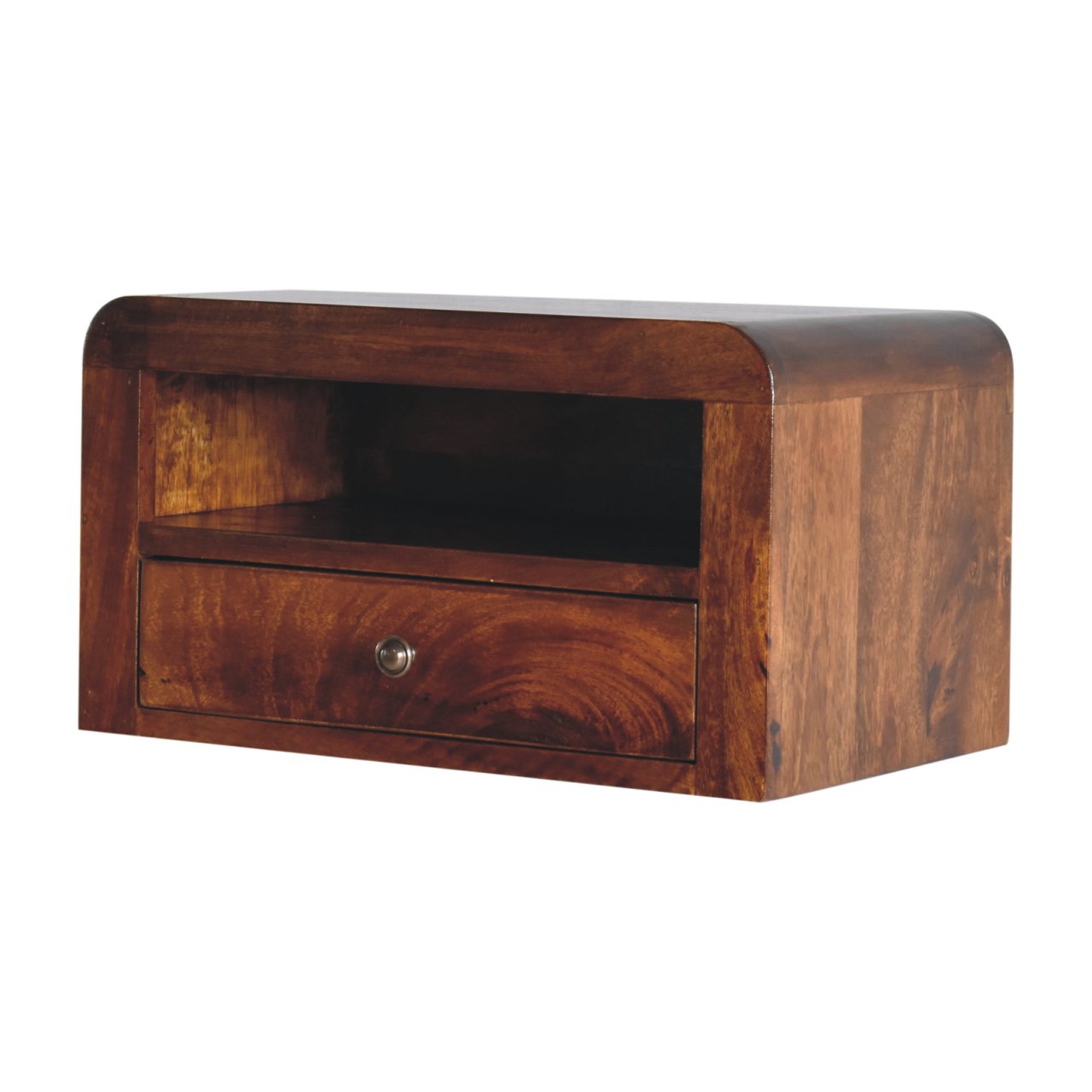 Chunky Chestnut Floating Bedside Table