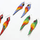 Periwinkle Parrot Earrings