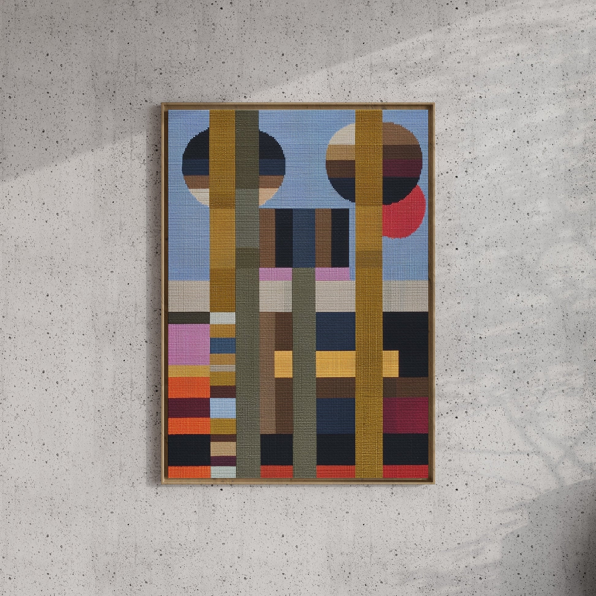 Woven Perspectives No. 13 — Geometric Abstract Art Print