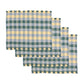 S/2 Cuadritos Teal Placemat