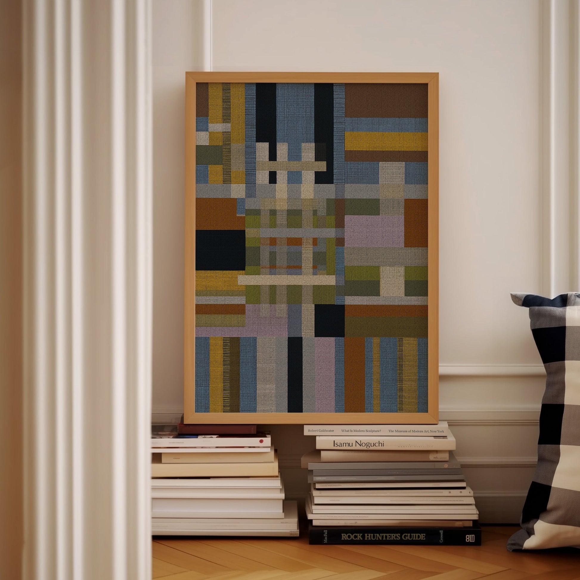 Woven Perspectives No. 08 — Geometric Abstract Art Print