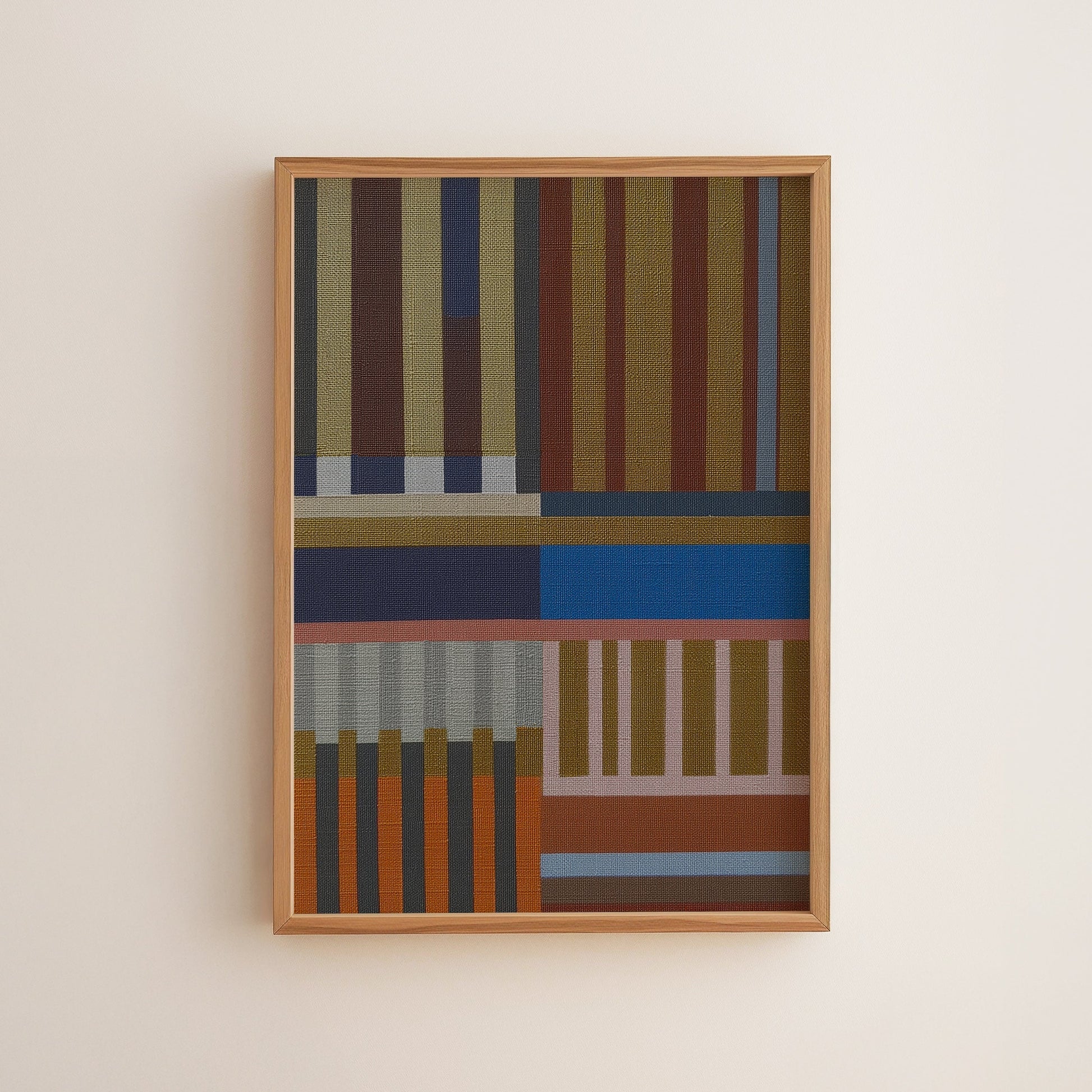 Woven Perspectives No. 03 — Geometric Abstract Art Print