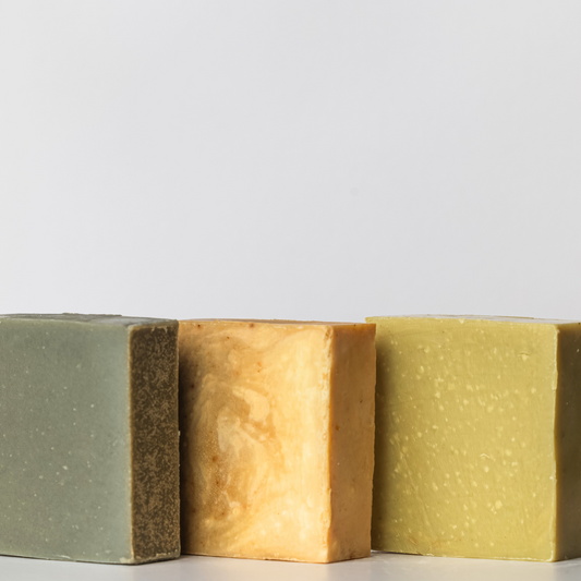 Ayurvedic Soap Box: Neem Soap , Turmeric Soap, & Charcoal Soap Trio