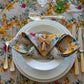 6 Organic Linen Napkins in Saint Valentine
